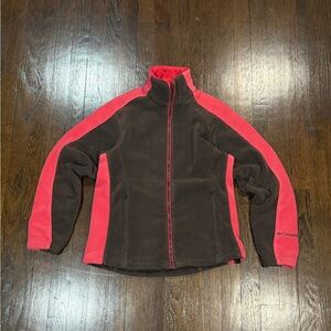 Women’s Columbia Fleece Brown Zipup